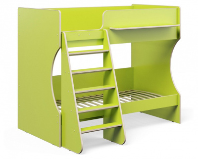 Кровать двухъярусная Р434 Капризун 3, зеленый фото Кровать двухъярусная Р434 Капризун 3, зеленый. Фото №3