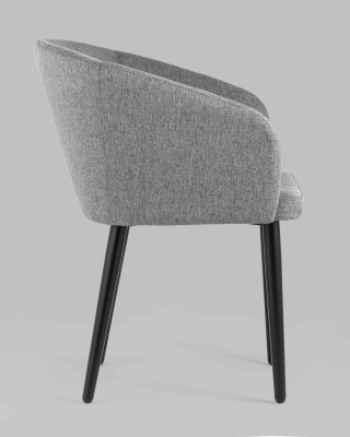 Кресло Ральф рогожка тёмно-серый. Фото