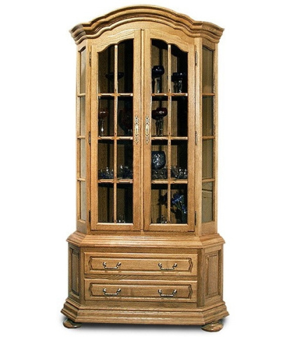 Шкаф для посуды (угловой) Ноктюрн ГМ 5262 С (зеркало). Фото №1