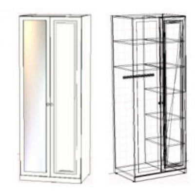 Шкаф комбинированный АЙС. Фото №2