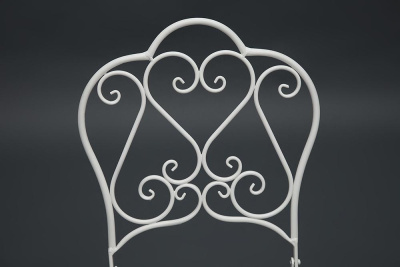 Кованый стул Secret De Maison Love Chair белый. Фото