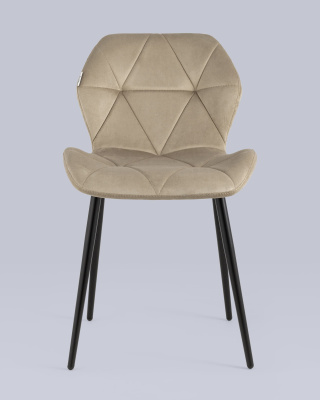 Стул Эдвин велюр капучино. Фото