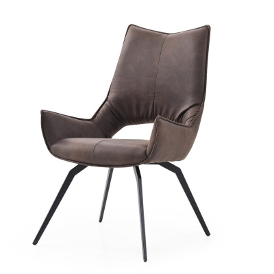 Стул DC1241 коричневый/черный фото Стул DC1241 коричневый/черный. Фото