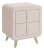 Тумба прикроватная Софи 2, (480х370х580) крем (велюр). Фото №1