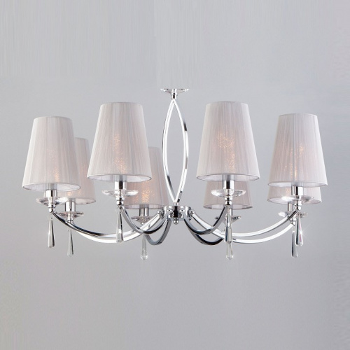 Подвесная люстра Eurosvet Valery 60079/8 хром. Фото №1
