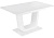 Стол стеклянный Vlinder 140 super white