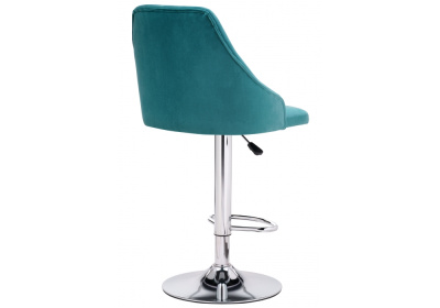 Барный стул Laguna blue velour фото Барный стул Laguna blue velour. Фото №4