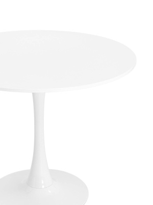 Стол Tulip 90, белый фото Стол Tulip 90, белый. Фото №4