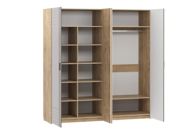 Шкаф комбинированный Livorno НМ 013.58 Софт Графит, Дуб бунратти. Фото