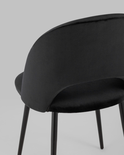 Стул Меган велюр черный. Фото №8