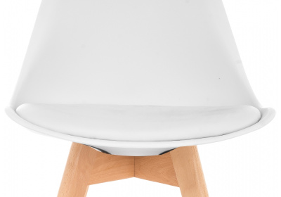 Стул деревянный Bonus белый. Фото