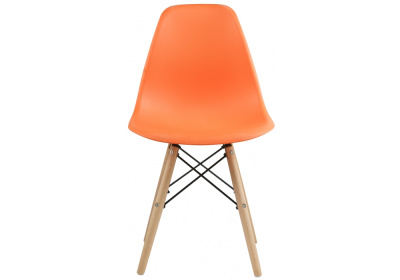Стул деревянный Eames PC-015 orange. Фото