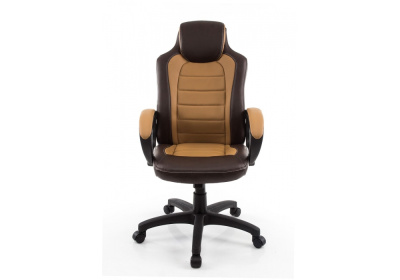 Компьютерное кресло Kadis коричневое / бежевое фото Компьютерное кресло Kadis коричневое / бежевое. Фото №3