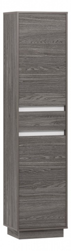 Шкаф для одежды НМ 011.81 VirginiaБелый Скандинавский/Ясень Анкор темный. Фото №1