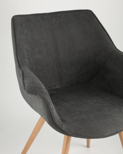 Стул Джулиан тёмно-серый. Фото №9