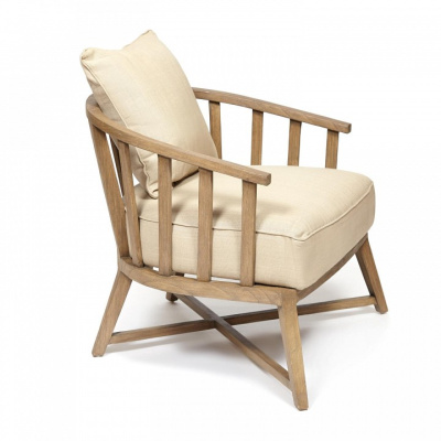 Кресло Secret de Maison SANTANA ( mod. 20-13) красное дерево/ткань хлопок, 85*78*72 см, Античный дуб/ткань бежевая, ткань FP 028 фото Кресло Secret de Maison SANTANA ( mod. 20-13) красное дерево/ткань хлопок, 85*78*72 см, Античный дуб/ткань бежевая, ткань FP 028. Фото №2