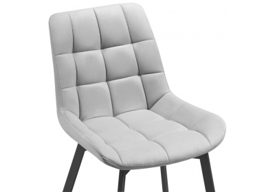 Стул Челси черный / светло-серый. Фото №5