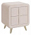 Тумба прикроватная Софи 2, (480х370х580) крем (велюр)