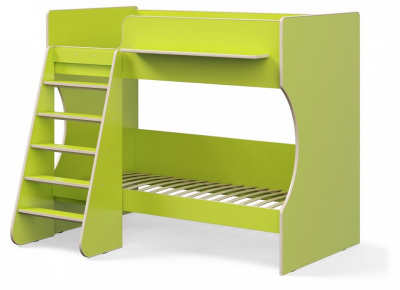 Кровать двухъярусная Р434 Капризун 3, зеленый фото Кровать двухъярусная Р434 Капризун 3, зеленый. Фото №4