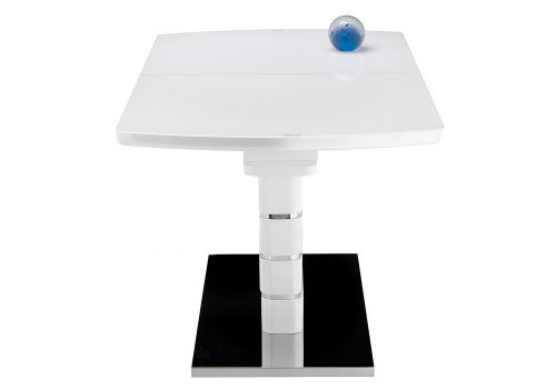 Стол стеклянный Space 140 белый. Фото №5