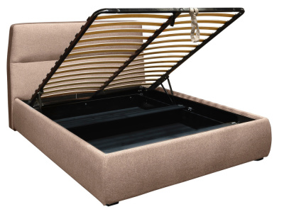 Кровать с ортопедическим основанием и ящиком Сканди 1.8 Жемчужно-белый. Фото