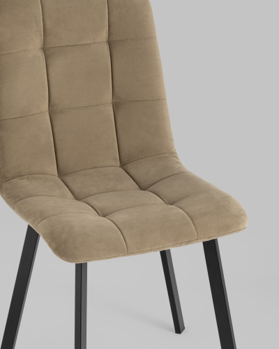 Стул Oliver Square велюр капучино. Фото №9