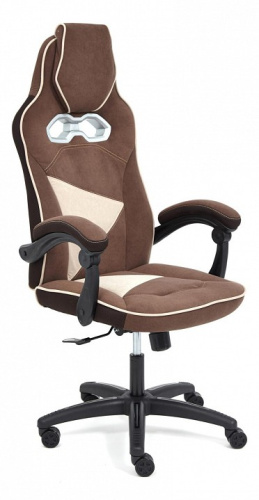 Кресло ARENA флок , коричневый/бежевый, 6/7. Фото №1