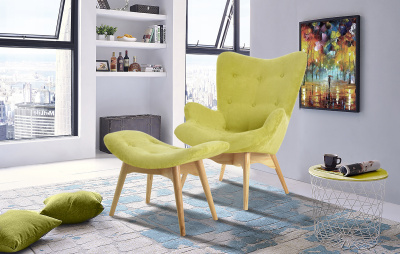 Банкетка DC-917F оливковая. Фото