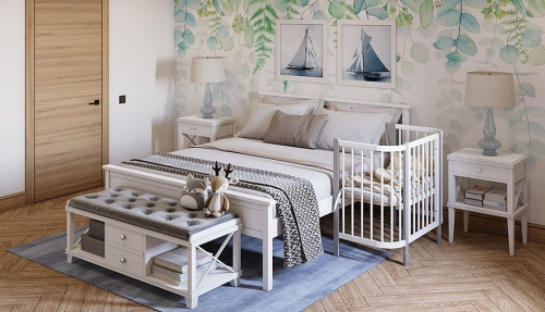 Кроватка Polini kids Simple 105, белый. Фото №12