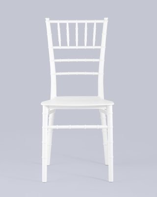 Стул Chiavari (Кьявари) пластик белый. Фото
