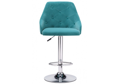 Барный стул Laguna blue velour фото Барный стул Laguna blue velour. Фото №2