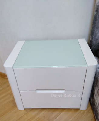 Тумба прикроватная DUPEN M-110 белая. Фото