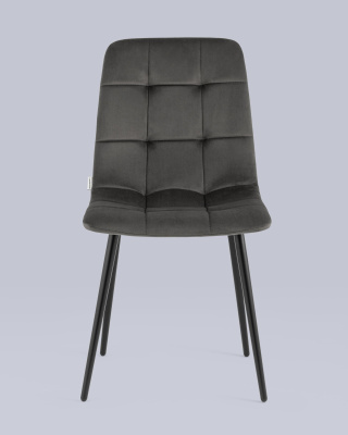 Стул Одди велюр тёмно-серый. Фото №5