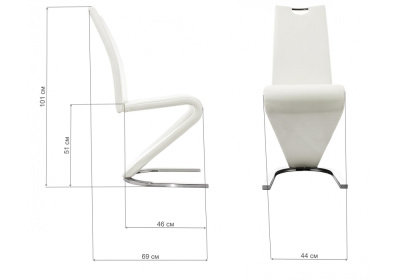 Стул Barlo белый фото Стул Barlo белый. Фото №3