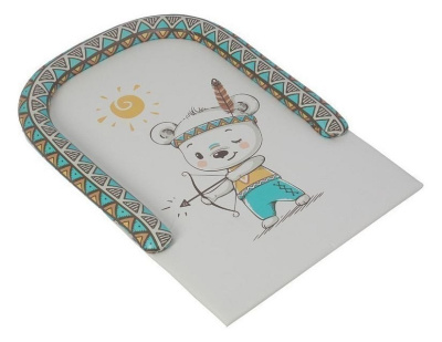 Доска пеленальная Polini kids Храбрый мишка,. Фото