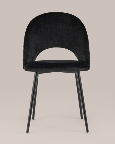 Стул Меган велюр черный. Фото №5