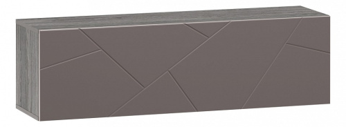 Шкаф навесной Summit НМ 014.21 (открывание вниз) , Софт Графит, Ясень Анкор темный. Фото №1