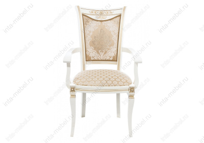 Стул деревянный Mariano молочное / патина. Фото №2