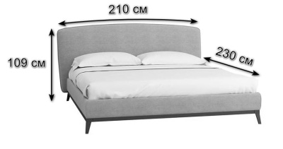 Кровать с ортопедическим основанием 1.8 Сканди Лайт Бежевый фото Кровать с ортопедическим основанием 1.8 Сканди Лайт Бежевый. Фото №3