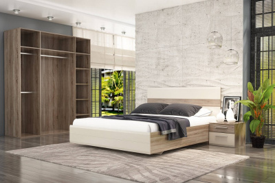 Филадельфия СТЛ.263.11 Тумба прикроватная Дуб сонома трюфель/Латте фото Филадельфия СТЛ.263.11 Тумба прикроватная Дуб сонома трюфель/Латте. Фото №2