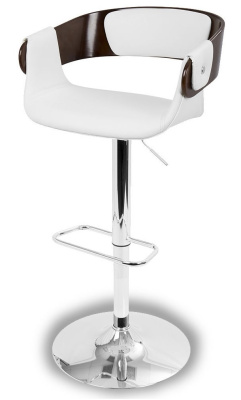 Стул барный JY1999 вишня/ белый. Фото №2
