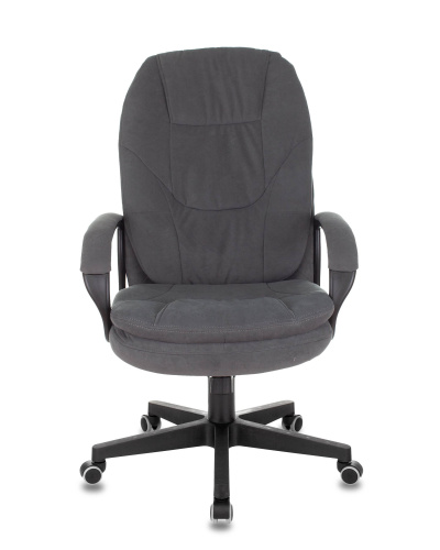 Кресло руководителя Бюрократ CH-868N Fabric серый Alfa 44 крестовина пластик. Фото №4