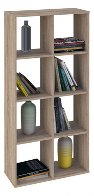 Стеллаж Polini Home Smart, древесина коричневая светлая дуб фото Стеллаж Polini Home Smart, древесина коричневая светлая дуб. Фото №4