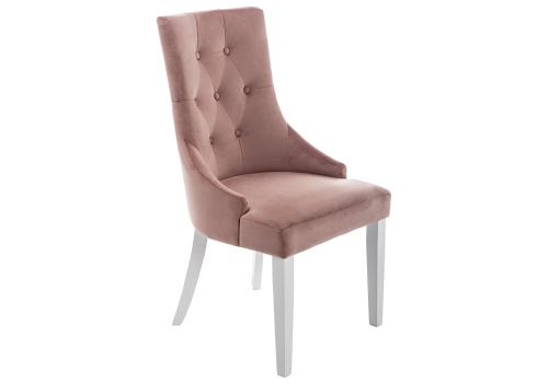 Стул деревянный Elegance white / terracotta. Фото №1