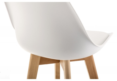 Барный стул Burbon белый. Фото №5