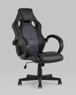 Кресло игровое TopChairs Renegade серое фото Кресло игровое TopChairs Renegade серое. Фото №3
